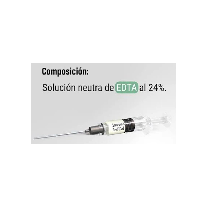PrefGel® 0.6 ml (5 Jeringas) — Acondicionador Radicular EDTA 24%)