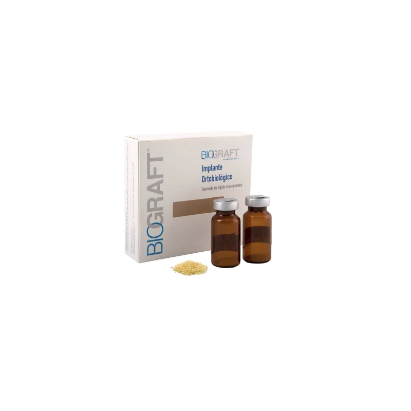 Biograft® — Injerto Óseo Humano Liofilizado (Aloinjeto) en Polvo (1 cc divididos en 2 Viales de 0.5 cc)