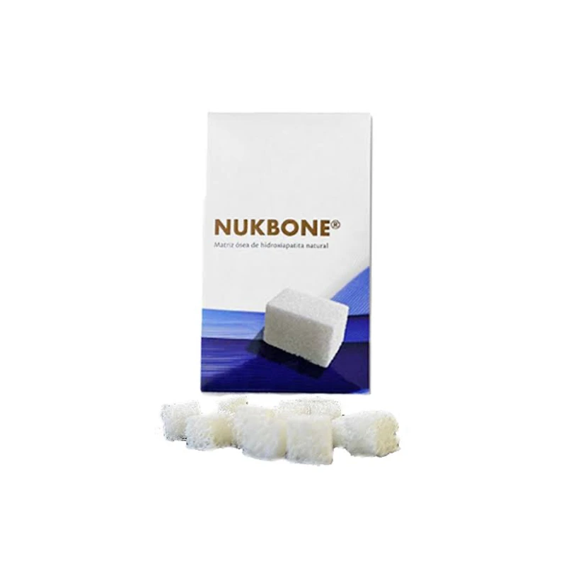 Bloque de Matriz Ósea Nuk Bone® — Xenoinjerto Óseo Bovino Anorgánico Estéril y Apirógeno para Regeneración Ósea