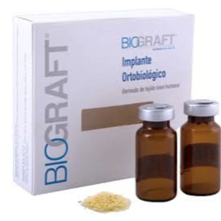 Biograft® — Injerto Óseo Humano Liofilizado (Aloinjeto) en Polvo (1 cc divididos en 2 Viales de 0.5 cc)