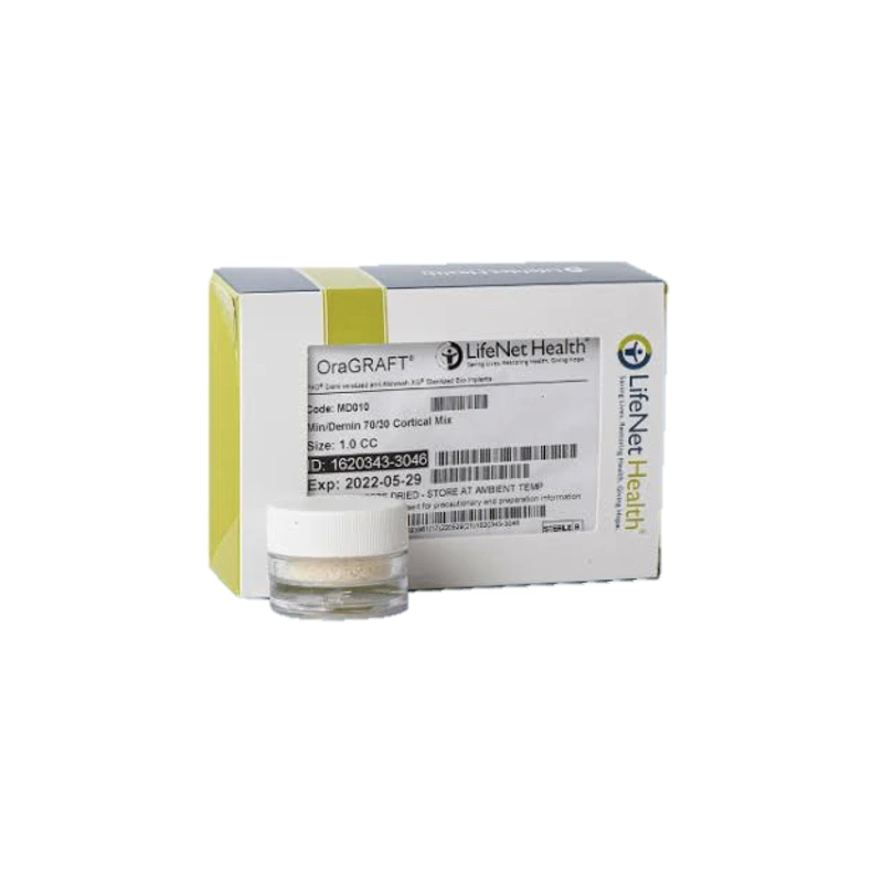 OraGraft® MD 70/30 (250 to 1000 µm) 0.5 cc — Mineralized/Demineralized Human Bone Allograft