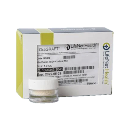 OraGraft® MD 70/30 (250 to 1000 µm) 1 cc — Mineralized/Demineralized Human Bone Allograft