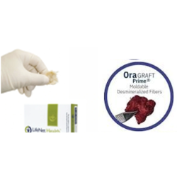OraGraft® Prime Fibras de Hueso 1 cc — Aloinjerto Humano 100% Puro con Red de Fibras Entrelazadas Bioactivas